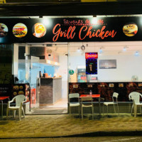 Grill Chicken (naan Kebab) inside