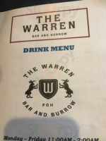 The Warren And Burrow food