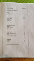 Valfontane menu