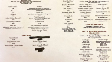 American Legion Post 290 menu