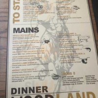 Woodland menu