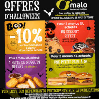 O'Malo fast food Colmar menu