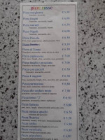 Cantuccio menu