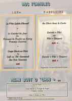 Les Quatre Mains menu