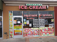 Monarca Ice Cream Crepes outside