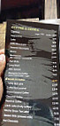 The Black Cat Cafe menu