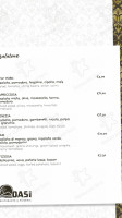 Pizzeria Oasi menu