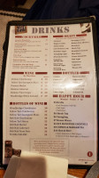Jack Demsey's menu