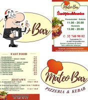 Mateo Świętochłowice menu