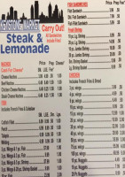 Keystone Steak Lemonade menu