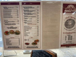 Main Street Bagel Deli menu