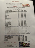 D' Marie's Pizza menu