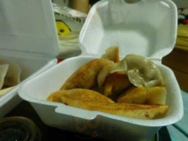 New Golden Fried Dumplings food