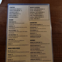 Cork And Pig Tavern menu