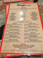 Woody's Grill Tap menu