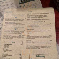Cascadia Grill menu