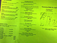 Gunston Deli, Grill, Store menu