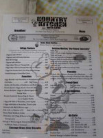 Kountry Kitchen With Love menu