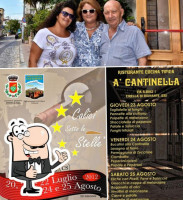 A Cantinella menu