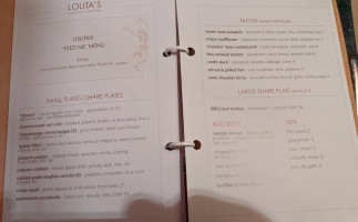 Lolita's Mexican Cantina menu