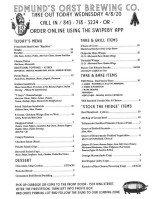 Edmund's Oast Brewing Co. food