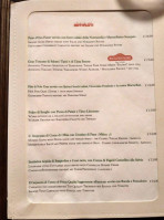 Osteria San Michele menu
