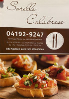 Restaurant Sorelle Calabrese food