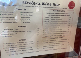 Etcetera Wine inside