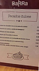 Barra De Pintxos Mirasierra menu