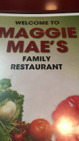 Maggie Mae's Family Restaurant menu