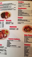 Mr Poncho menu