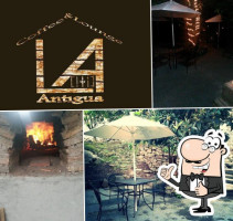 La Antigua Café inside