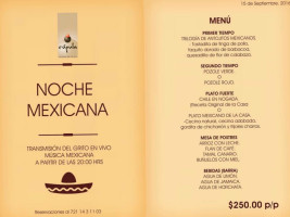 La Cupula menu