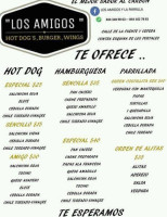 Los Amigos Y La Parrilla menu