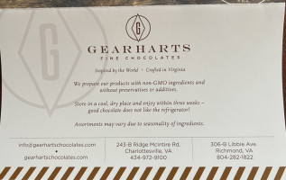 Gearharts Fine Chocolates food