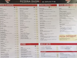 Pizzeria Duomo Di Mascolo Nicola E C. menu