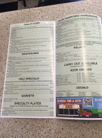 Paul's Hotdogs Grill menu