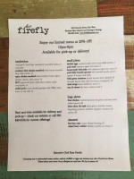 Firefly Key West menu