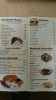 Country Burgers menu