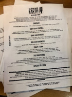 Scorched Earth Brewing Company menu