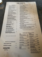 Quinn's Pub menu