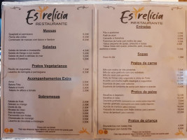 Estrelicia menu