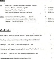 Finley's Pub menu