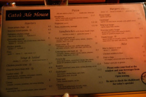Cato's Ale House food
