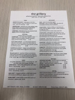 The Grillery menu