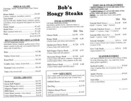 Bob's Hoagy Steaks food