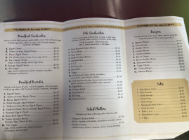 Nikki's Cafe menu