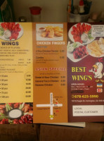 Best Wings menu