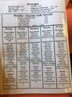 The Lunch House menu