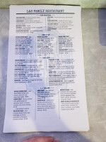 Larocca Family menu